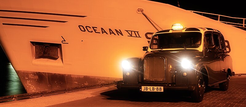 Trouwwagen Engelse Taxi